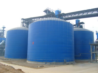 矿区水泥钢板库改造